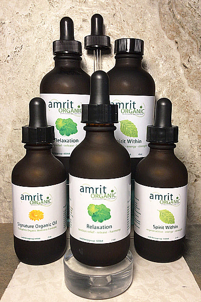 Amrit Organic Retail Unscented Body Oils