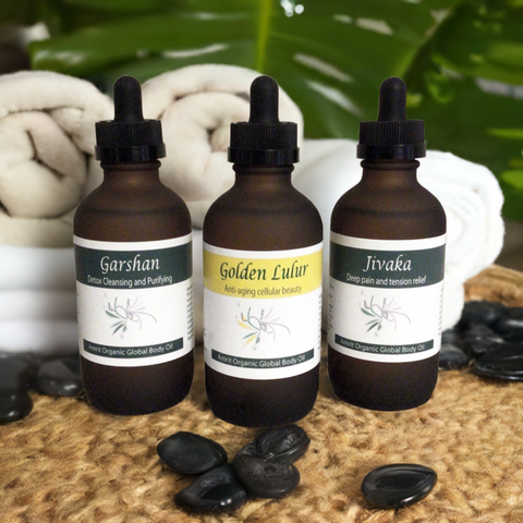 Global Organic Retail Body Oil Collection