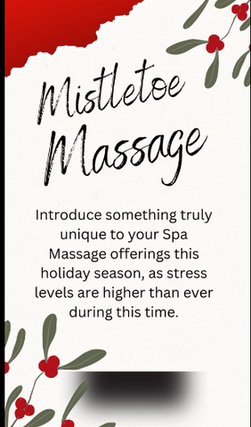 Mistletoe Organic Massage Oil