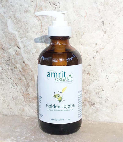 Jojoba Virgin Golden Organic Oil for Facial Back Bar
