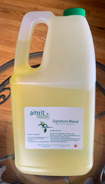 Signature Organic Blend Massage Oil